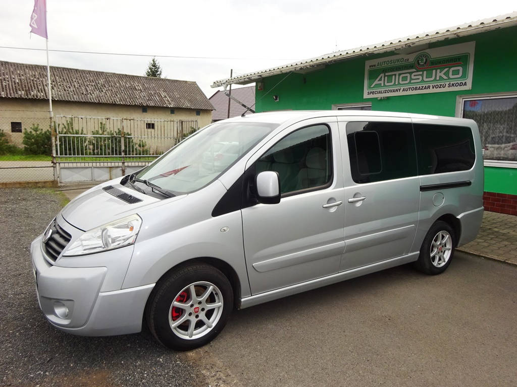 FIAT SCUDO Combinato 2,0 JTD 88kW + 6st.man. - 6míst - ČR+SERVISKA